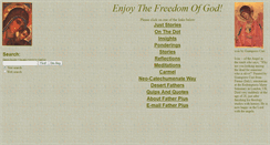 Desktop Screenshot of fatherpius.littleway.ca